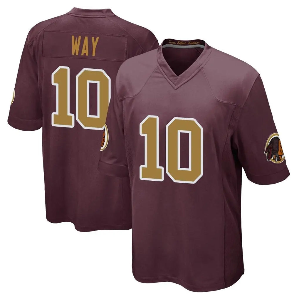 Pkot W.Commanders #10 Tress Way Player Burgundy Alternate Home Game Stitched Jerseys