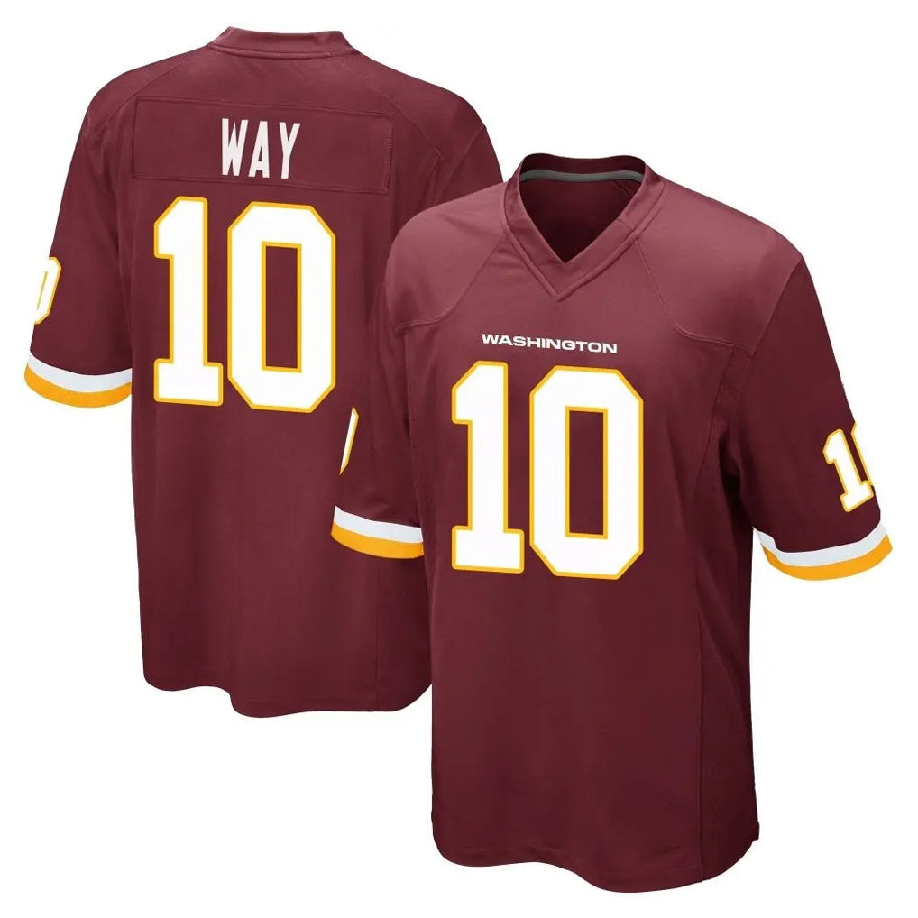 Pkot W.Commanders #10 Tress Way Player Burgundy Team Color Home Game Stitched Jerseys