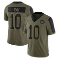 Pkot W.Commanders #10 Tress Way Player Olive Salute To Service Limited Game Stitched Jerseys