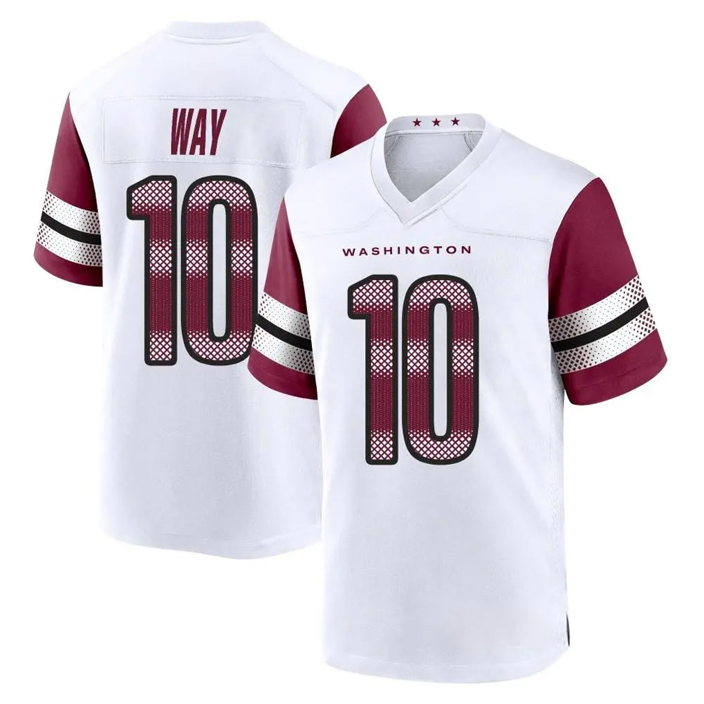 Pkot W.Commanders #10 Tress Way Player White Game Home Stitched Jerseys