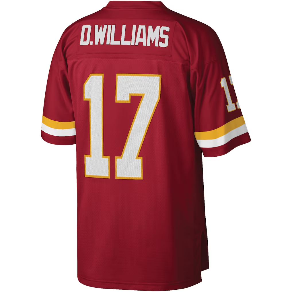 Pkot W.Commanders #17 Doug Williams Mitchell & Ness Burgundy Legacy Replica Puhic Stitched Jerseys