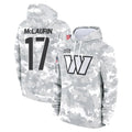 Pkot W.Commanders #17 Terry Mclaurin Player Arctic Camo Limited Salute to Service Pullover Hoodies Game Stitched Jerseys