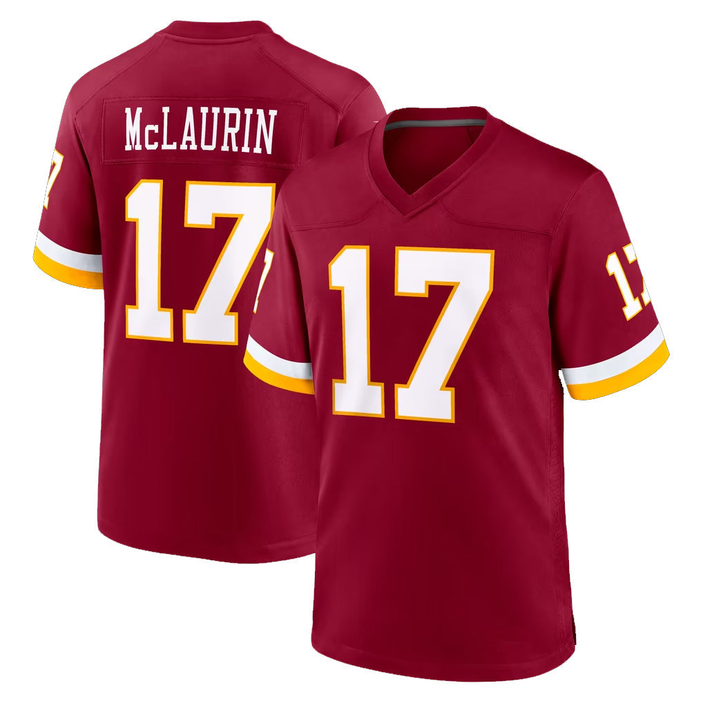 Pkot W.Commanders #17 Terry Mclaurin Player Burgundy Game Home Stitched Jerseys
