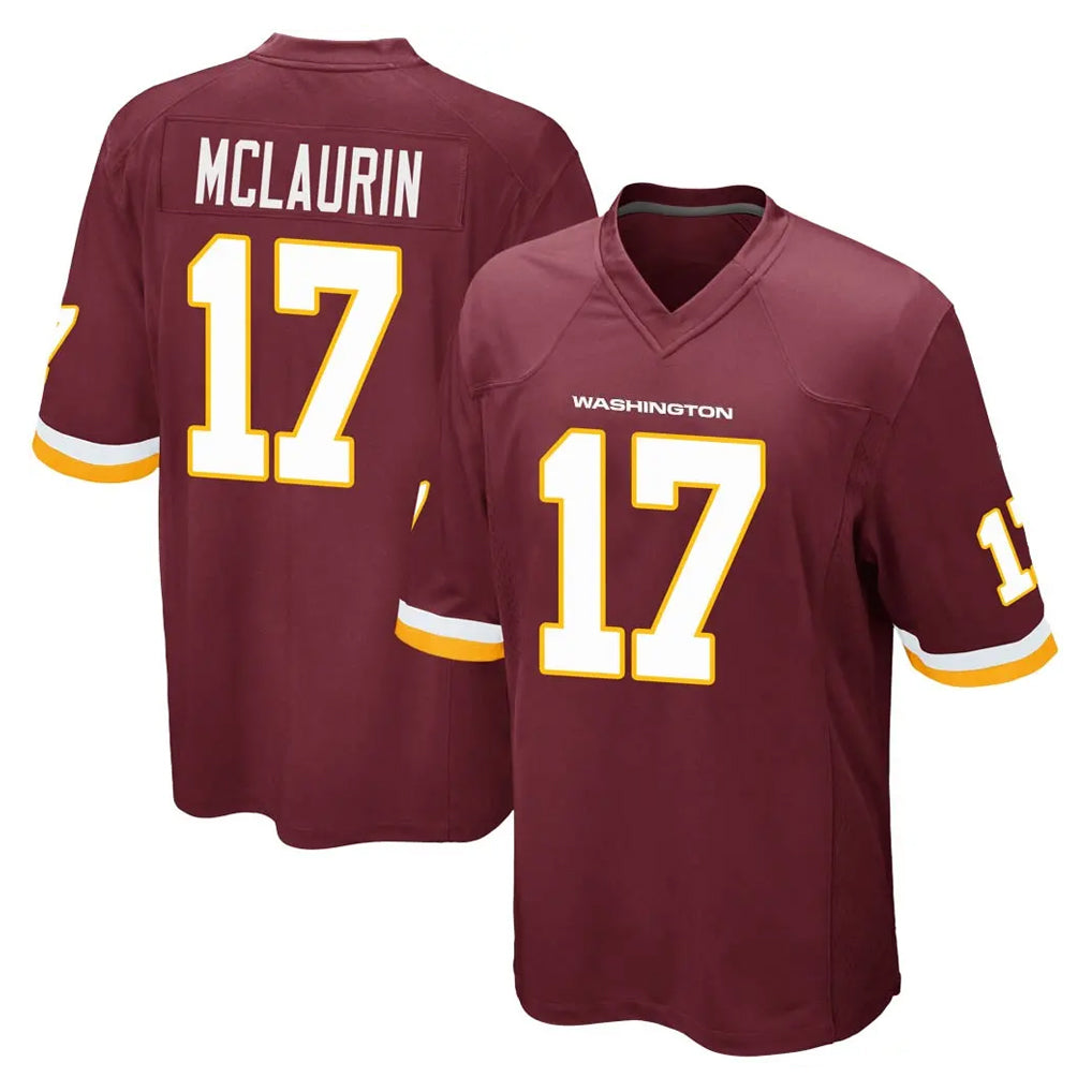 Pkot W.Commanders #17 Terry Mclaurin Player Burgundy Team Color Home Game Stitched Jerseys