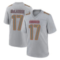 Pkot W.Commanders #17 Terry Mclaurin Player Gray Atmosphere Fashion Home Game Stitched Jerseys