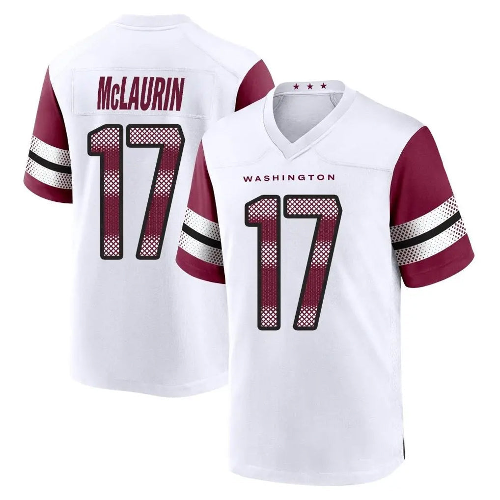 Pkot W.Commanders #17 Terry Mclaurin Player White Game Home Stitched Jerseys