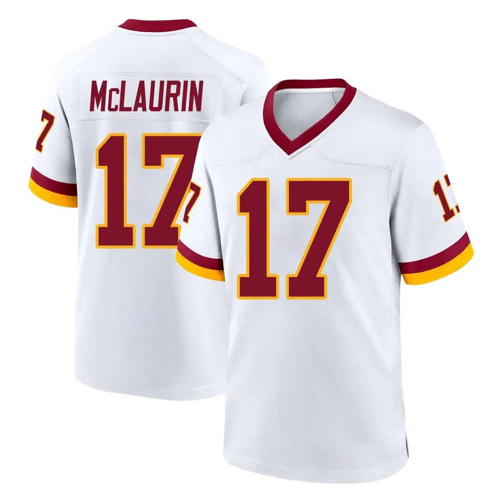 Pkot W.Commanders #17 Terry Mclaurin Player White Home Game Stitched Jerseys