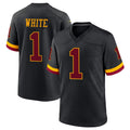 Pkot W.Commanders #1 Rachaad White Player Black Limited Home Game Stitched Jerseys