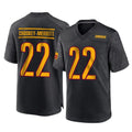 Pkot W.Commanders #22 Jacory Croskey-Merritt Player Black Home Game Stitched Jerseys