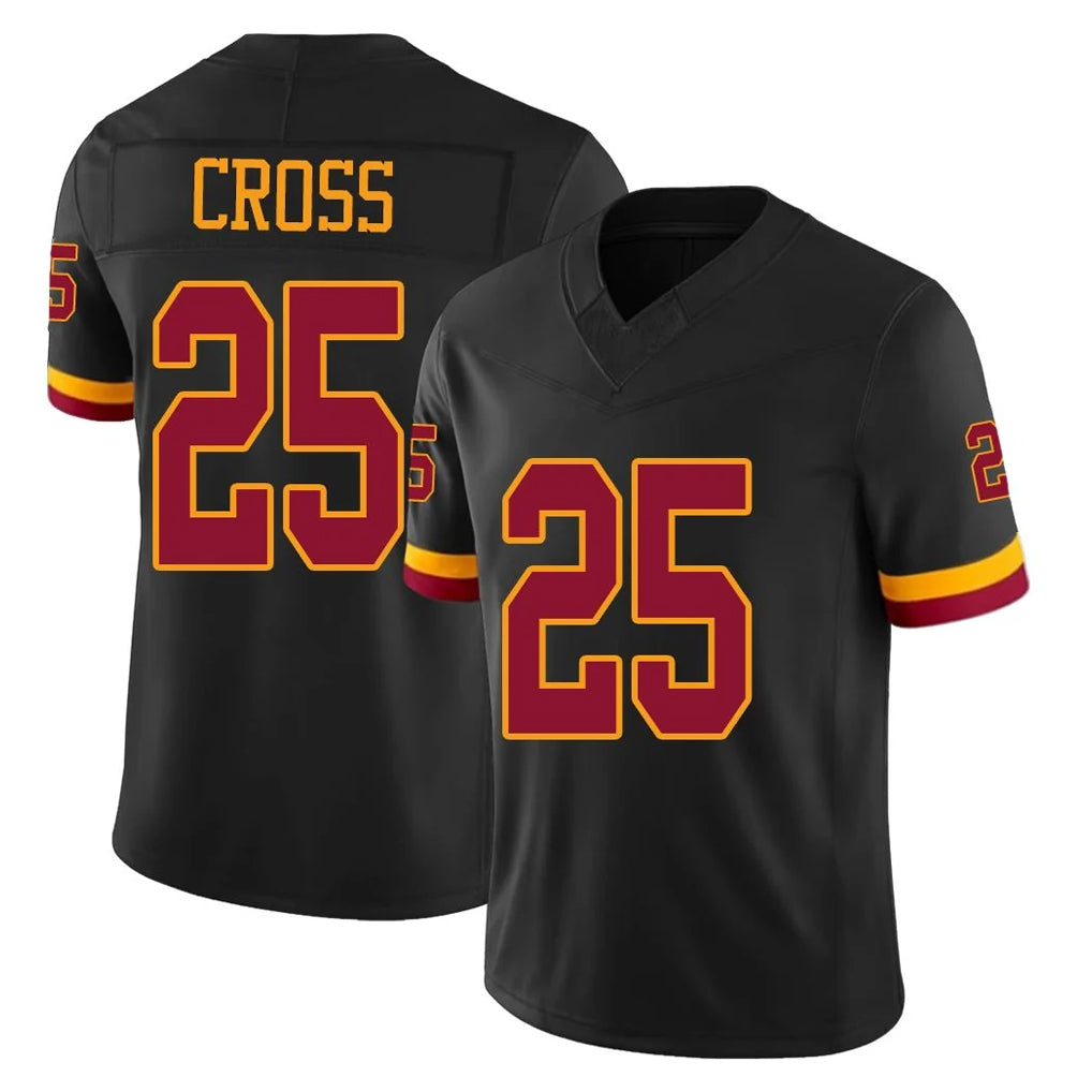 Pkot W.Commanders #25 Nick Cross Player Black Limited Vapor Home Game Stitched Jerseys