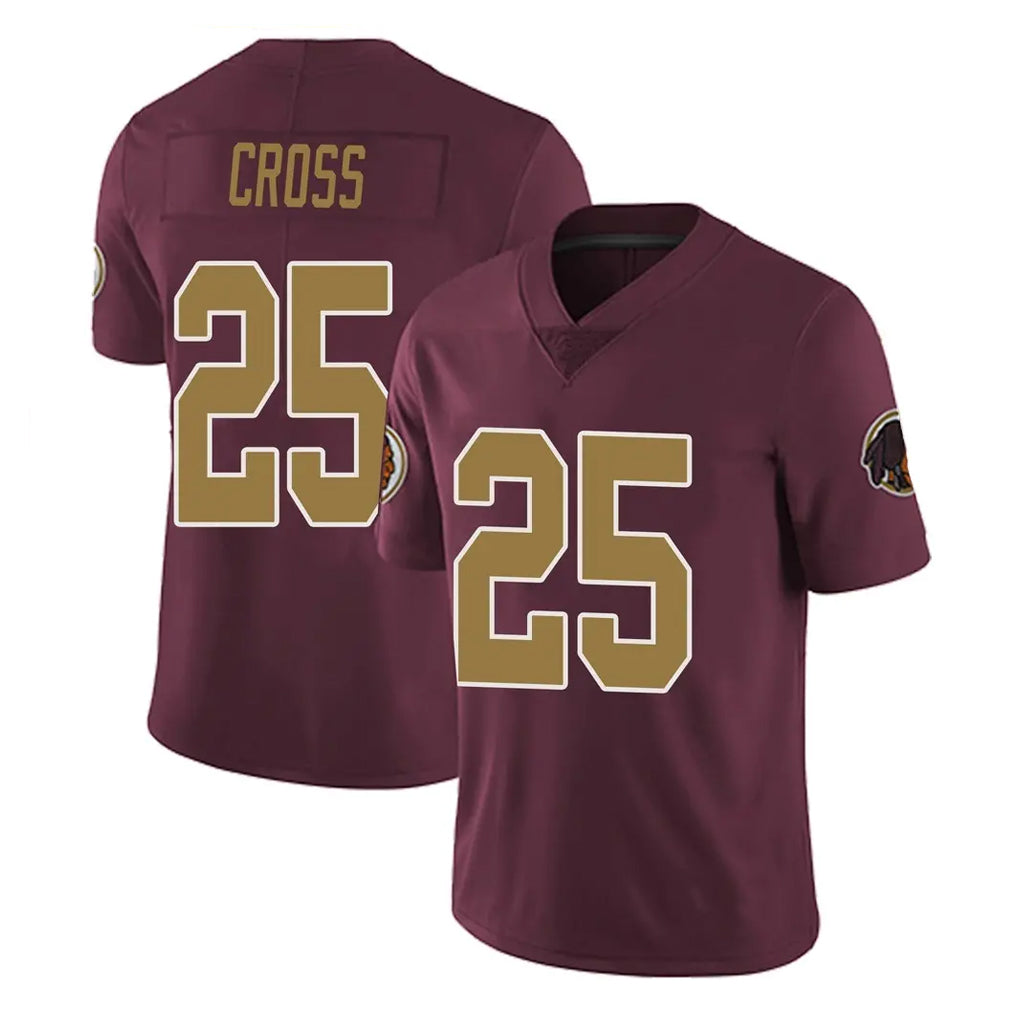 Pkot W.Commanders #25 Nick Cross Player Burgundy Alternate Vapor Untouchable Home Game Stitched Jerseys