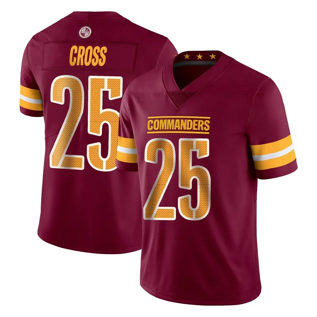 Pkot W.Commanders #25 Nick Cross Player Burgundy Limited Vapor Home Game Stitched Jerseys