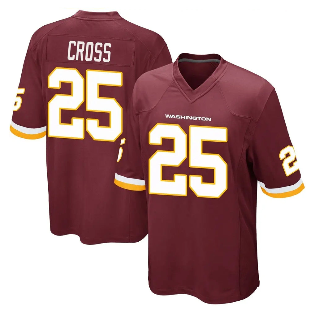 Pkot W.Commanders #25 Nick Cross Player Burgundy Team Color Home Game Stitched Jerseys