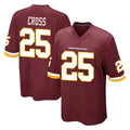 Pkot W.Commanders #25 Nick Cross Player Burgundy Team Color Home Game Stitched Jerseys