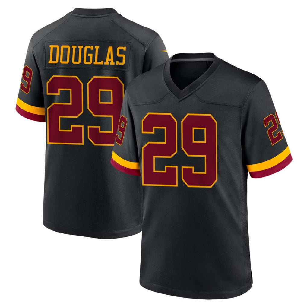 Pkot W.Commanders #29 Rasul Douglas Player Black Limited Home Game Stitched Jerseys