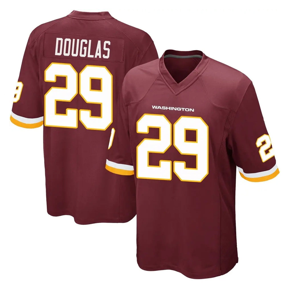 Pkot W.Commanders #29 Rasul Douglas Player Burgundy Team Color Home Game Stitched Jerseys
