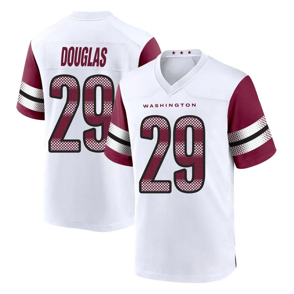 Pkot W.Commanders #29 Rasul Douglas Player White Game Home Stitched Jerseys