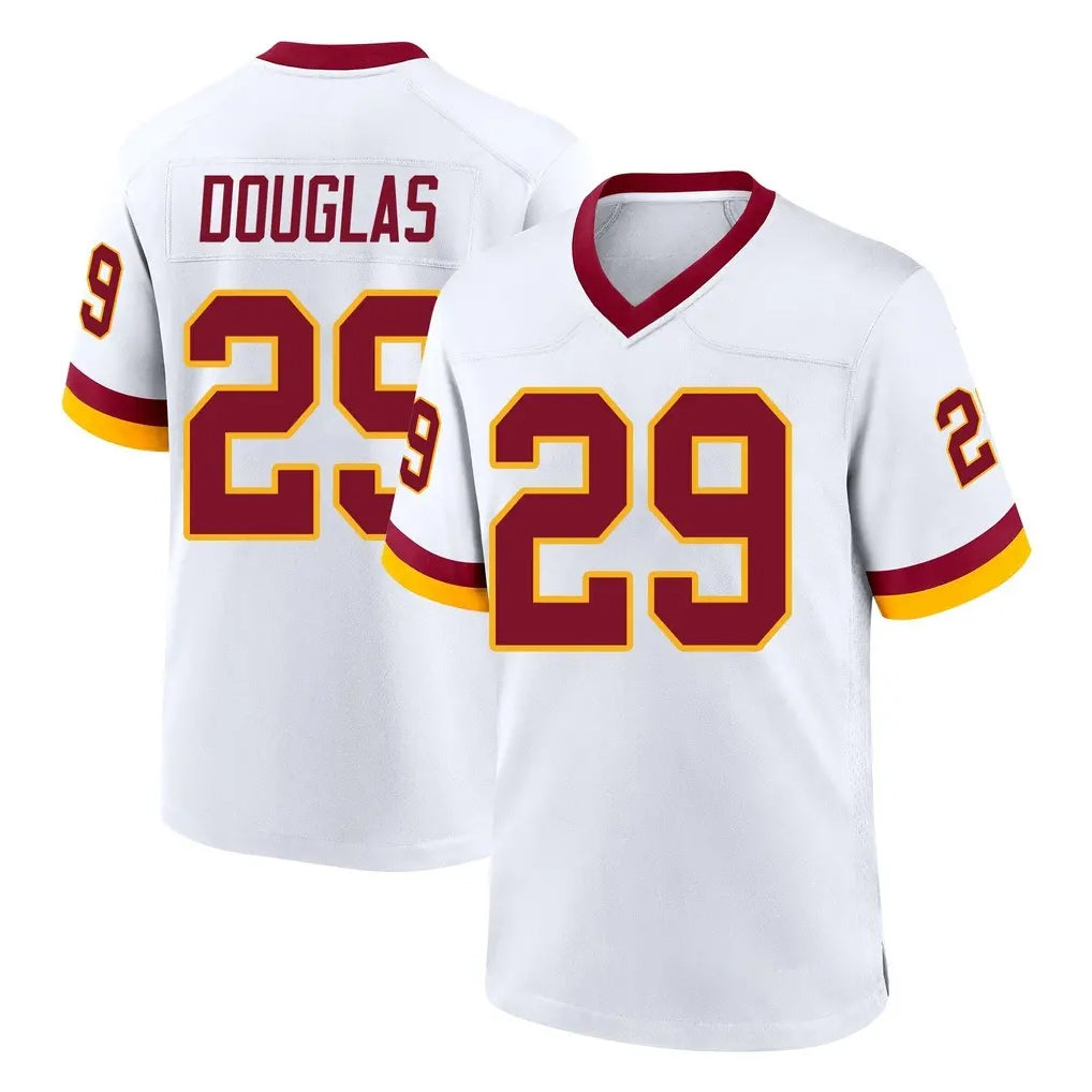 Pkot W.Commanders #29 Rasul Douglas Player White Home Game Stitched Jerseys