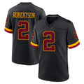 Pkot W.Commanders #2 Amik Robertson Player Black Limited Home Game Stitched Jerseys