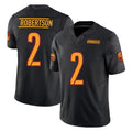 Pkot W.Commanders #2 Amik Robertson Player Black Limited Vapor F.U.S.E. Home Game Stitched Jerseys