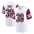 Pkot W.Commanders #39 Jeremy Reaves Player White Game Home Stitched Jerseys