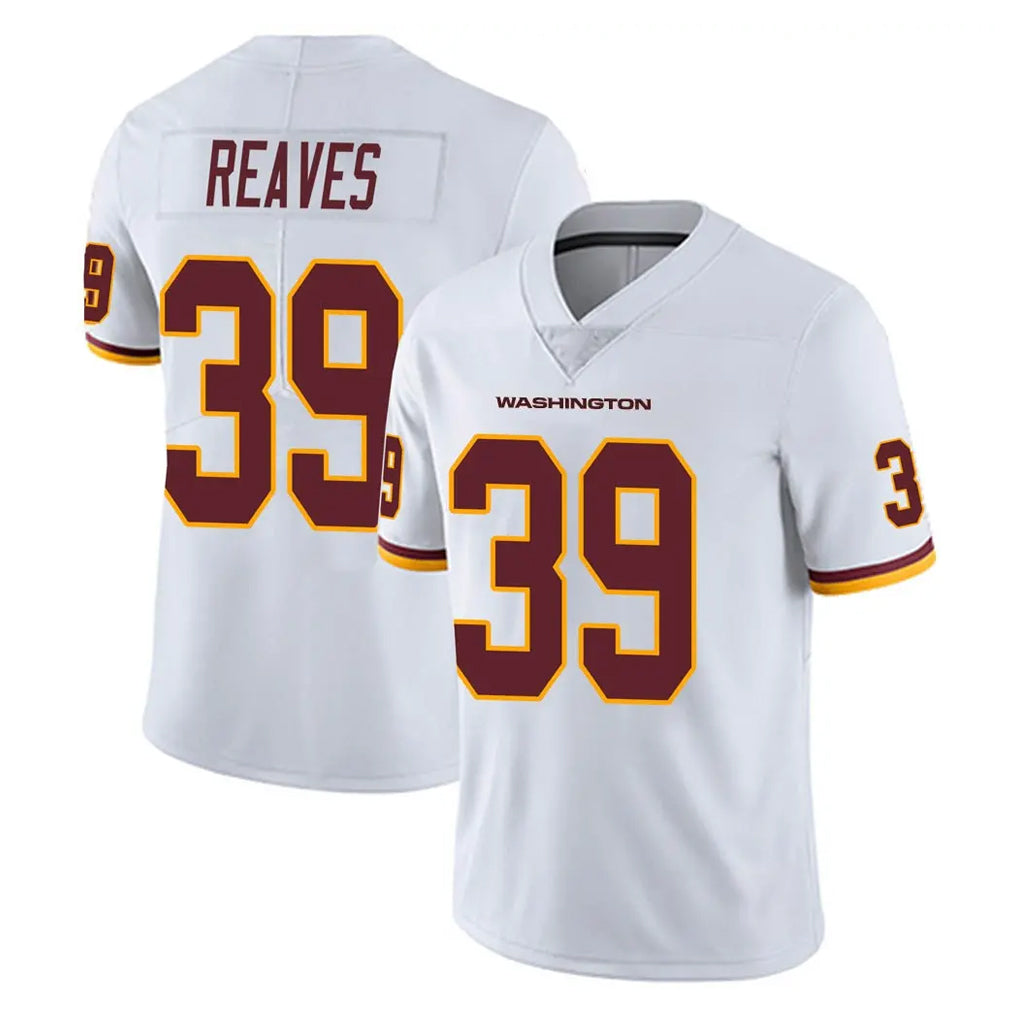 Pkot W.Commanders #39 Jeremy Reaves Player White Limited Vapor Untouchable Home Game Stitched Jerseys