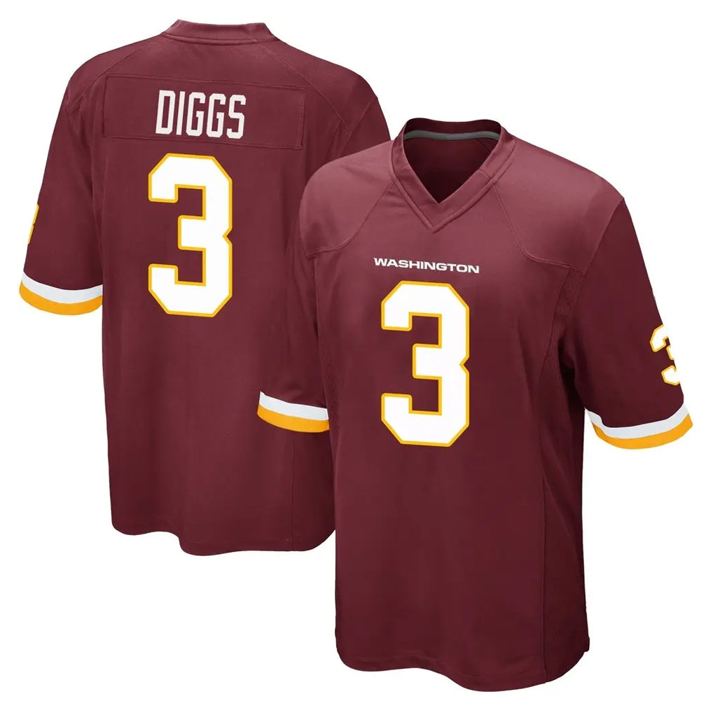 Pkot W.Commanders #3 Stefon Diggs Player Burgundy Team Color Home Game Stitched Jerseys