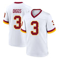 Pkot W.Commanders #3 Stefon Diggs Player White Home Game Stitched Jerseys