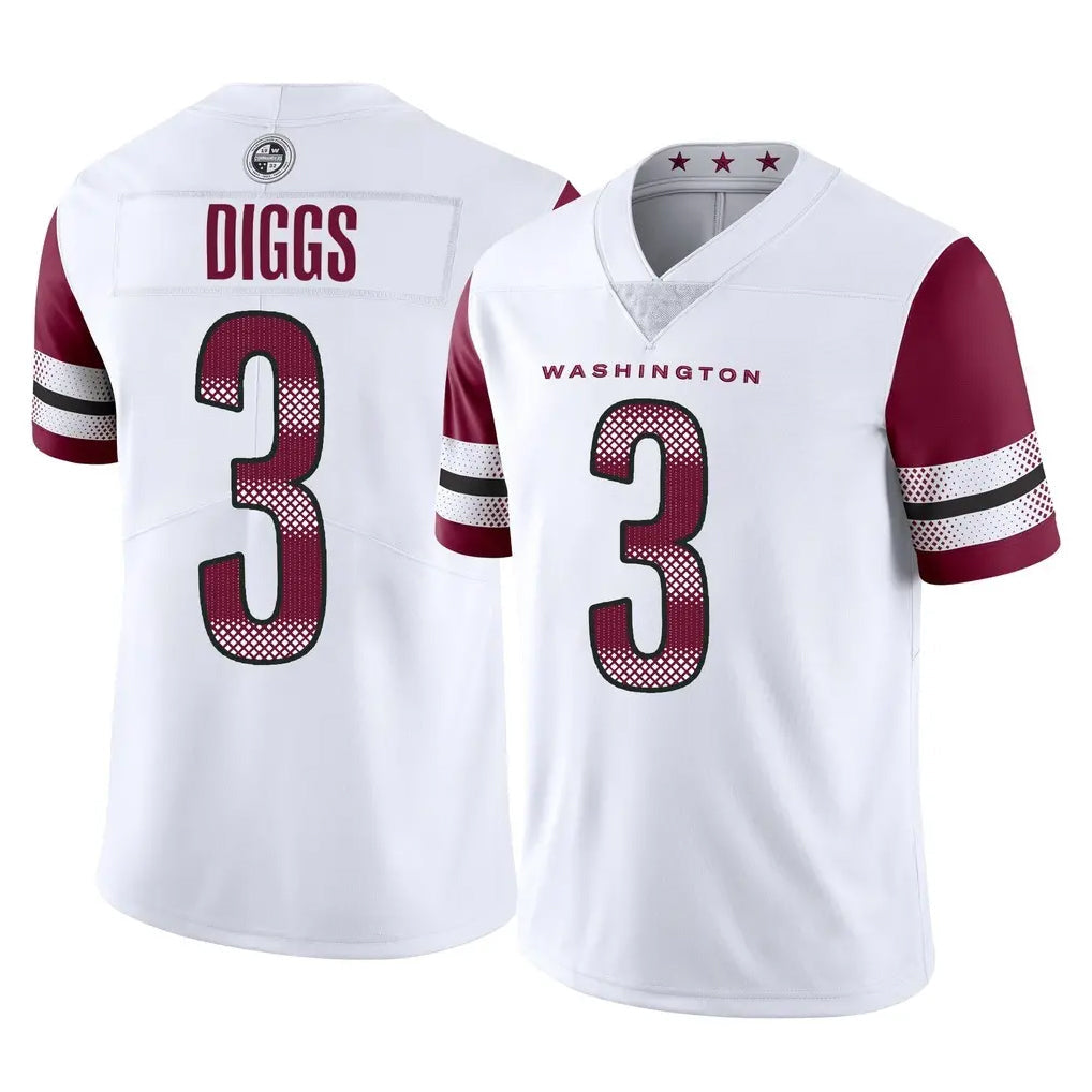 Pkot W.Commanders #3 Stefon Diggs Player White Limited Vapor Home Game Stitched Jerseys