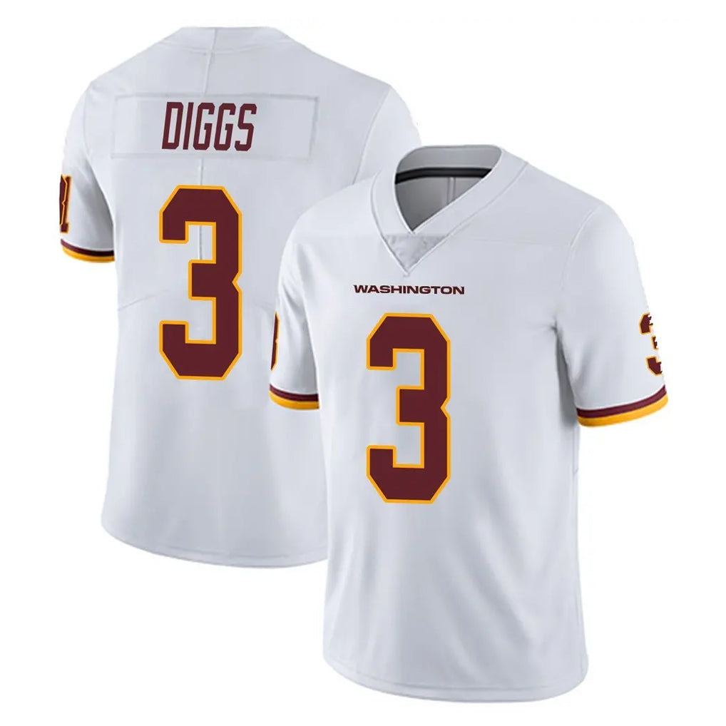 Pkot W.Commanders #3 Stefon Diggs Player White Limited Vapor Untouchable Home Game Stitched Jerseys