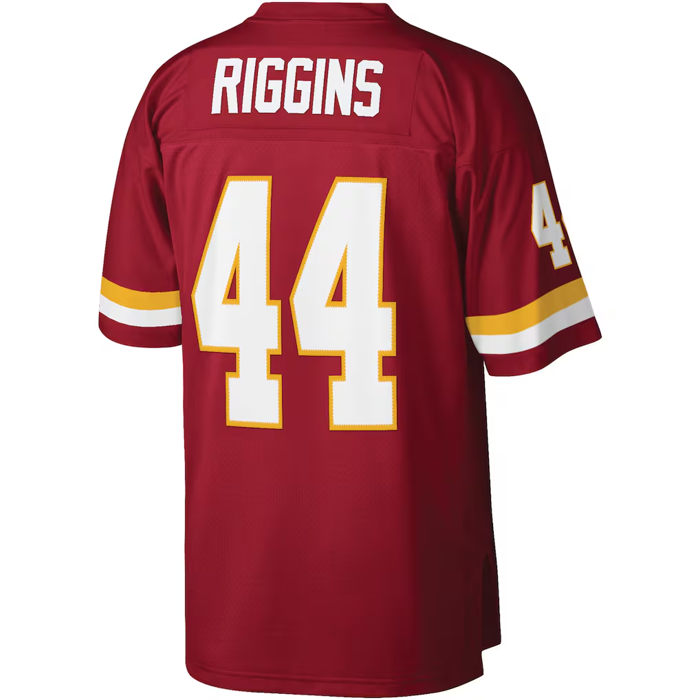 Pkot W.Commanders #44 John Riggins Mitchell & Ness Burgundy Legacy  Puhic Replica Stitched Jerseys