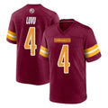 Pkot W.Commanders #4 Frankie Luvu Player Burgundy Home Game Stitched Jerseys
