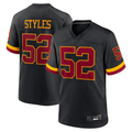 Pkot W.Commanders #52 Sonny Styles Black Game Player Stitched Jerseys