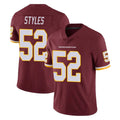 Pkot W.Commanders #52 Sonny Styles Player Burgundy Limited Team Color Vapor Untouchable Home Game Stitched Jerseys