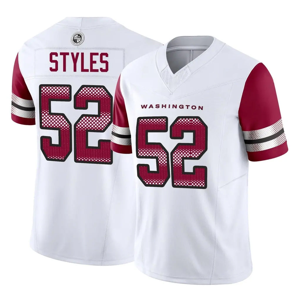 Pkot W.Commanders #52 Sonny Styles Player White Vapor F.U.S.E. Limited Home Game Stitched Jerseys