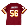 Pkot W.Commanders #56 LaVar Arrington Mitchell & Ness Burgundy 2001 Legacy Throwback Replica Puhic Game Stitched Jerseys