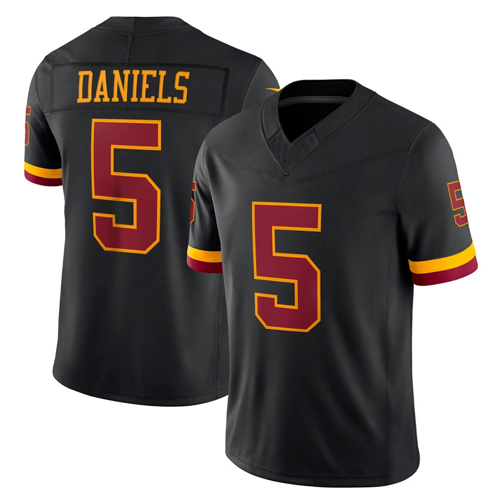 Pkot W.Commanders #5 Jayden Daniels Player Black Limited Vapor Home Game Stitched Jerseys