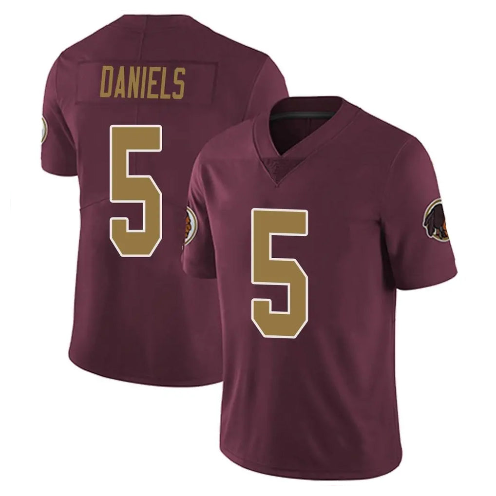 Pkot W.Commanders #5 Jayden Daniels Player Burgundy Alternate Vapor Untouchable Home Game Stitched Jerseys