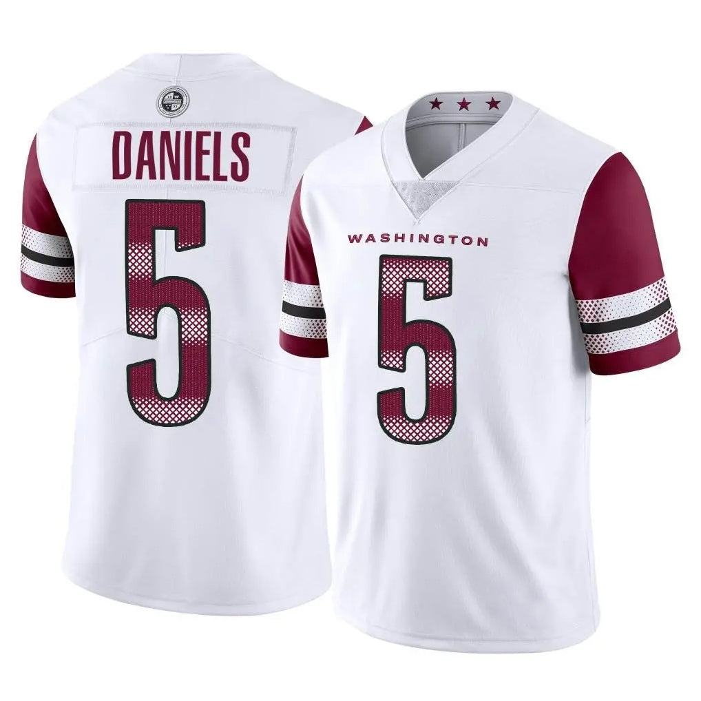 Pkot W.Commanders #5 Jayden Daniels Player White Limited Vapor Home Game Stitched Jerseys