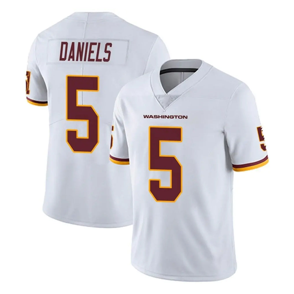 Pkot W.Commanders #5 Jayden Daniels Player White Limited Vapor Untouchable Home Game Stitched Jerseys