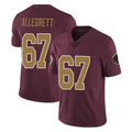 Pkot W.Commanders #67 Nick Allegretti Player Burgundy Alternate Vapor Untouchable Home Game Stitched Jerseys