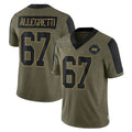 Pkot W.Commanders #67 Nick Allegretti Player Olive Salute To Service Limited Game Stitched Jerseys