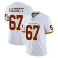 Pkot W.Commanders #67 Nick Allegretti Player White Limited Vapor Untouchable Home Game Stitched Jerseys