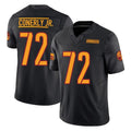 Pkot W.Commanders #72 Josh Conerly Jr. Player Black Limited Vapor F.U.S.E. Home Game Stitched Jerseys