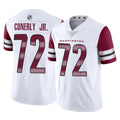 Pkot W.Commanders #72 Josh Conerly Jr. Player White Limited Vapor Home Game Stitched Jerseys