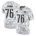Pkot W.Commanders #76 Sam Cosmi Player Arctic Camo Limited Salute To Service Home Game Stitched Jerseys