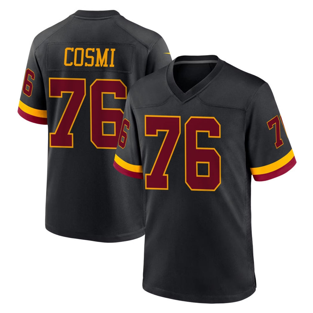 Pkot W.Commanders #76 Sam Cosmi Player Black Limited Home Game Stitched Jerseys