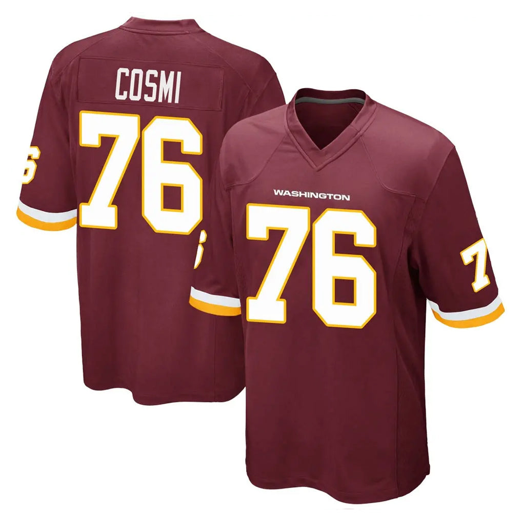 Pkot W.Commanders #76 Sam Cosmi Player Burgundy Team Color Home Game Stitched Jerseys