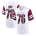 Pkot W.Commanders #76 Sam Cosmi Player White Game Home Stitched Jerseys