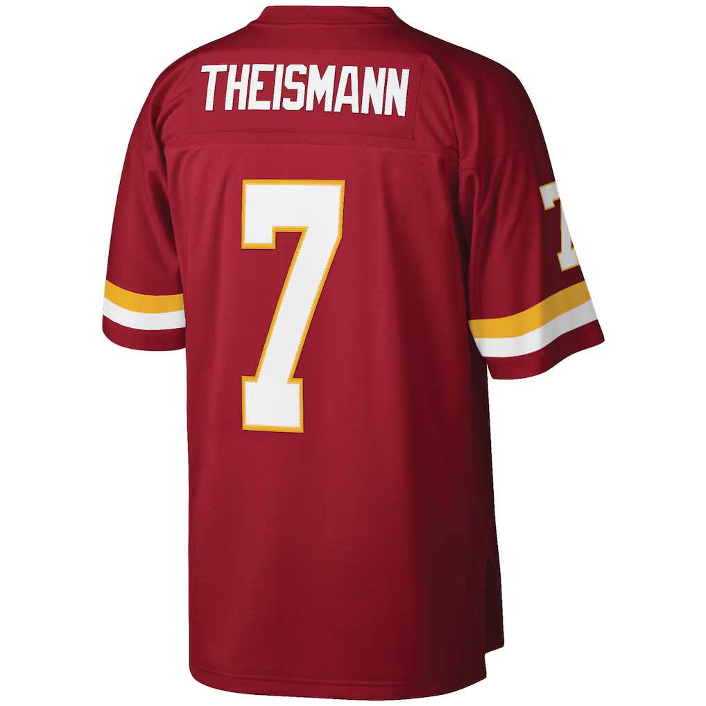 Pkot W.Commanders #7 Joe Theismann Mitchell & Ness Burgundy Legacy Replica Puhic  Stitched Jerseys